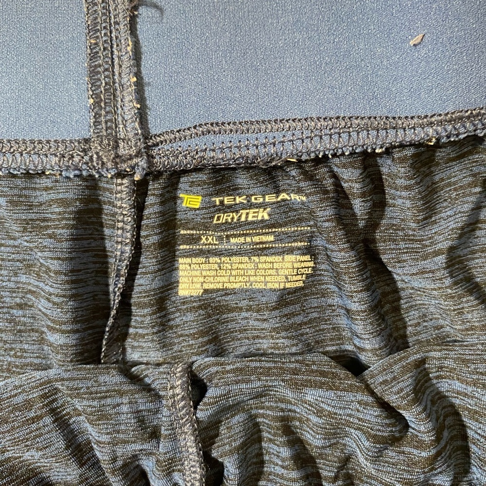 Tek Gear Dry Tek Blue Athletic Shorts XXL (LU) - Picture 7 of 10